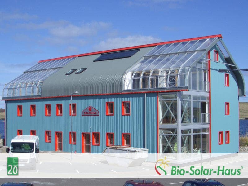 Bio-Solar-Haus auf den Shetland-Inseln