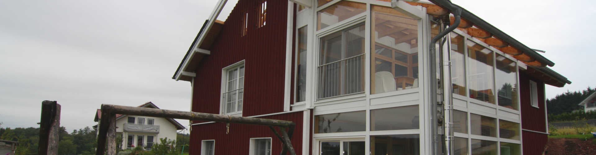 Holzhaus im Schwedenstil