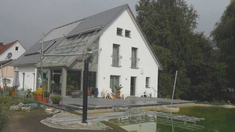 Einfamilienhaus in Bio-Passivhaus-Bauweise