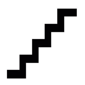 Treppen-Symbol zur Rubrik &bdquo;Bodenplatte oder Keller&ldquo;