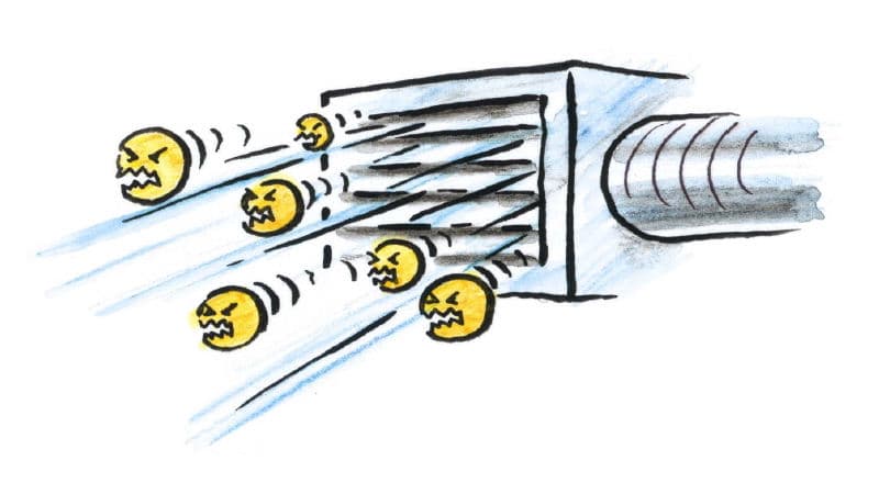 Passivhaus mit kontrollierter Be- und Entl&uuml;ftung